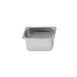 Thunder Group STPA9144, Quarter Size Stainless Steel 4-Inch Deep Anti Jam Pans 25 Gauge
