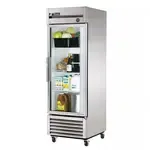 True Refrigeration True T-23G-HC~FGD01, 27-Inch 23 cu. ft. Top Mounted 1 Section Glass Door Reach-In Refrigerator