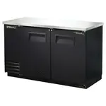True Refrigeration True TBB-2-HC, Black 2 Solid Door Refrigerated Back Bar Storage Cabinet, 115 Volts