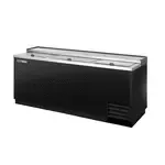 True Refrigeration True TD-80-30-HC, 80-Inch Black Horizontal Bottle Cooler