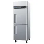 Turbo Air M3F24-2-N 2 Solid Half-Doors Top Mount Reach-In Freezer