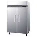 Turbo Air M3R47-2-N 2 Solid Doors Top Mount Reach-In Refrigerator