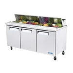 Turbo Air MST-72-N 3 Solid Doors Sandwich/Salad Unit