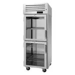 Turbo Air PRO-26-2H-G-L 2 Glass Half Doors Heated Cabinet, Left-Hinged, 25.4 Cu.Ft.