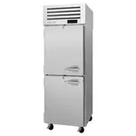 Turbo Air PRO-26-2H2-SG-PT-L 2 Solid and 2 Glass Half Doors Pass-Thru Heated Cabinet, Left-Hinged, 26.2 Cu.Ft.