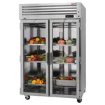 Turbo Air PRO-50R-G-N 2 Glass Doors Top Mount Refrigerator