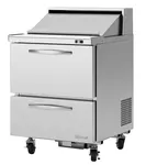Turbo Air PST-28-D2-N 2 Drawers Sandwich/Salad Prep Table