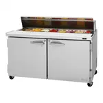Turbo Air PST-60-N 2 Solid Doors Sandwich/Salad Prep Table