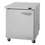 Turbo Air PUF-28-N-L 1 Solid Door Undercounter Freezer