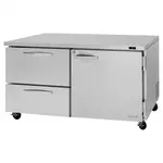 Turbo Air PUF-60-D2L-N, 2 Drawers 1 Left-Hinged Door Undercounter Freezer