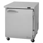 Turbo Air PUR-28-N 1 Solid Door Undercounter Refrigerator