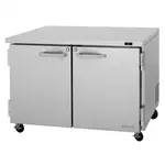 Turbo Air PUR-48-N 2 Solid Doors Undercounter Refrigerator