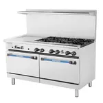 Turbo Air TARG-6B24G, 60-Inch 6-Burner Gas Range with 24-Inch Griddle, CSA