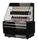 Turbo Air TBA37-50N-B, 37-inch Low Horizontal Open Display Merchandiser, Black