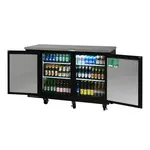 Turbo Air TBB-24-60SBD-N6 61-Inch 2 Solid Door Underbar Back Bar, Black Vinyl Exterior