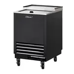 Turbo Air TBC-24SB-GF-N6 Underbar 1 Lid Black Vinyl Ext. Glass Chiller & Froster