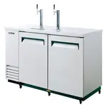 Turbo Air TBD-2SDD-N6 Underbar 2 Keg Beer Dispenser, Stainless Steel Ext.