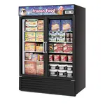 Turbo Air TGF-49FB-N Freezer 2 Doors Swing Glass Merchandiser, Black Cabinet