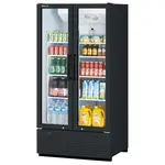Turbo Air TGM-35DHB-N, 2 Swing Glass Doors Full Height Merchandiser, Black