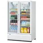 Turbo Air TGM-47SDHW-N, 2 Swing Glass Doors Full Height Merchandiser, White