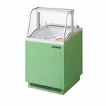 Turbo Air TIDC-26G-N 26-Inch W Ice Cream Dipping Cabinet, Green