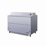 Turbo Air TMKC-58D-N-SS 58-Inch L Dual Access Milk Cooler, Stainless Steel Ext. SS Int.