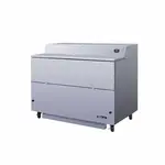 Turbo Air TMKC-58S-N-SS 58-Inch L Single Access Milk Cooler, Stainless Steel Ext. SS Int.