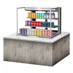 Turbo Air TOM-36L-UF-S-2S-N, 34-inch Horizontal Low Profile Open Display Case, 1 Shelf