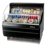 Turbo Air TOM-40SB-N Open Display Horizontal Merchandiser 39-Inch L Slim Line-Black