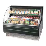 Turbo Air TOM-50LB-N Open Display Horizontal Merchandiser 50-Inch L Low Profile-Black (Discontinued)