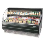 Turbo Air TOM-60LB-SF-N Open Display Horizontal Merchandiser 63-Inch L Low Profile SS Front Panel-Black
