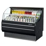 Turbo Air TOM-60SB-SP-N Open Display Horizontal Merchandiser 63-Inch L Slim Line Solid Side Panel-Black