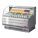Turbo Air TOM-60SS-N 63-Inch Horizontal Stainless Steel Open Display Merchandiser, Slim-Line