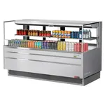 Turbo Air TOM-72L-UFD-S-2S-N, 71-inch 1 Shelf Low Profile Open Display Case, Rear Sliding Door