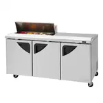 Turbo Air TST-72SD-12S-N, 3 Solid Door Sandwich/Salad Unit