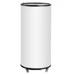 Unity U-BR2, 2 Cu.Ft. White Cold Drink Barrel Merchandiser Refrigerator