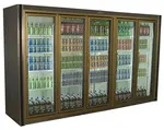 Universal Coolers ADM-5G 126x30x78-Inch Beverage Merchandiser, Glass Swinging Doors, Remote System
