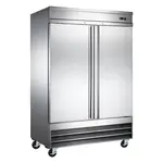 Universal Coolers RIFI-54, 54-inch Stainless Steel Reach-In Freezer, 47 Cu. Ft.