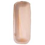 VerTerra Dinnerware VerTerra 01-22-18B 4x10-inch Eco-Friendly Rectangular Palm Leaf Tray, 300/CS