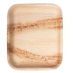 VerTerra Dinnerware VerTerra 01-22-22B 7x8.5-inch Eco-Friendly Rectangular Palm Leaf Plate, 300/CS