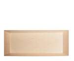 VerTerra Dinnerware VerTerra TG-DE-3X8 3x8-inch Eco-Friendly Fixed Sided Mini Single Use Wooden Tray, 300/CS