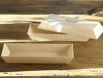 VerTerra TG-DE-3X8 3x8-inch Eco-Friendly Fixed Sided Mini Single Use Wooden Tray, 300/CS