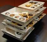 VerTerra TG-DE-5X7-X 5x7-inch Eco-Friendly Fixed Sided Rectangular Single Use Wooden Tray, 100/PK