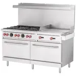 Vulcan SX60F-6B24GP, 60-Inch Restaurant Gas Range
