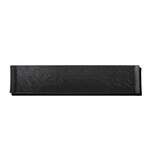 Wilmax WL-661103/A, 18.25x3.75-Inch Black Porcelain Rectangular Dish, 18/PACK