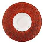 Wilmax WL-667226/A, 10.5-Inch Red Porcelain Deep Plate, 12/PACK