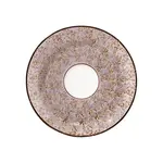 Wilmax WL-667733/B, 4.5-Inch Brown Porcelain Saucer, 84/PACK