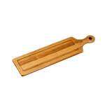 Wilmax WL-771007, 14-1/2 x 3-3/4-Inch Food Serving Wood Appetizer Platter, 60/CS (Discontinued)
