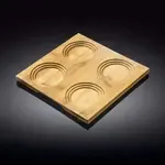 Wilmax WL-771013/A 7.75Г—7.75-Inch 4-Section Bamboo Tray, 60/CS