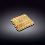 Wilmax WL-771017/A 4x4-Inch Bamboo Plate, 120/CS